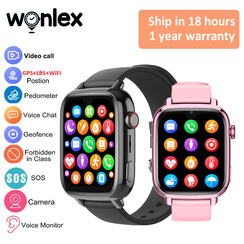 Smartwatch Watches For Kids - Wonlex KT34 Children's Smart Watch 4G