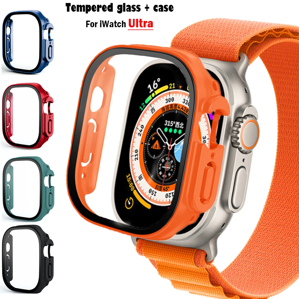 Smartwatch Luxury Watches - Glass+case For Apple Watch Ultra 49mm