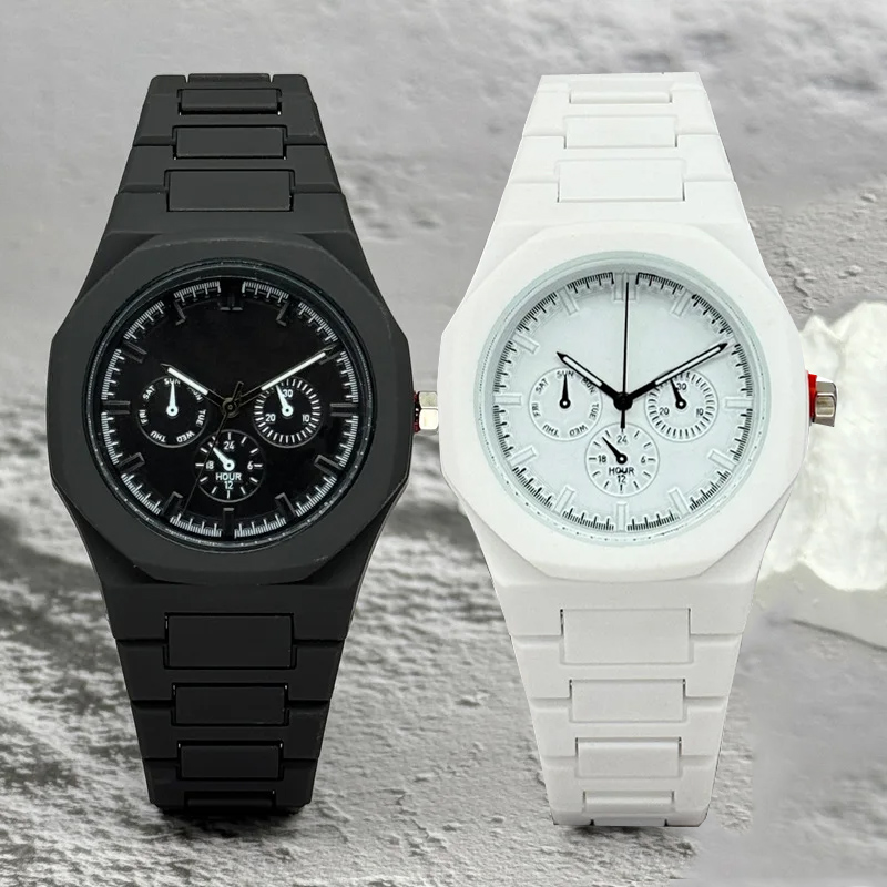 Smartwatch Watches For Men Brands - Famous Brand Fake Three-Eyed Dial Men