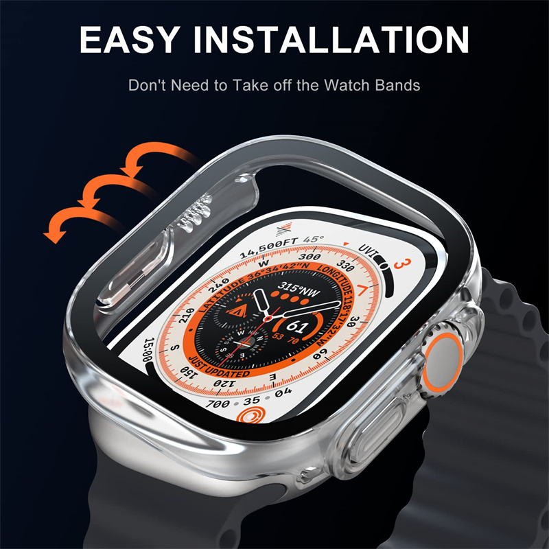 Glass+case For Apple Watch Ult - Smartwatch Luxury Watches ulasan dan harga