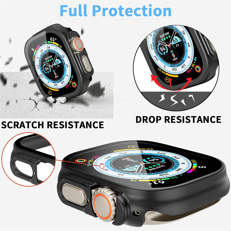 Glass+case For Apple Watch Ult - Smartwatch Luxury Watches ulasan dan harga