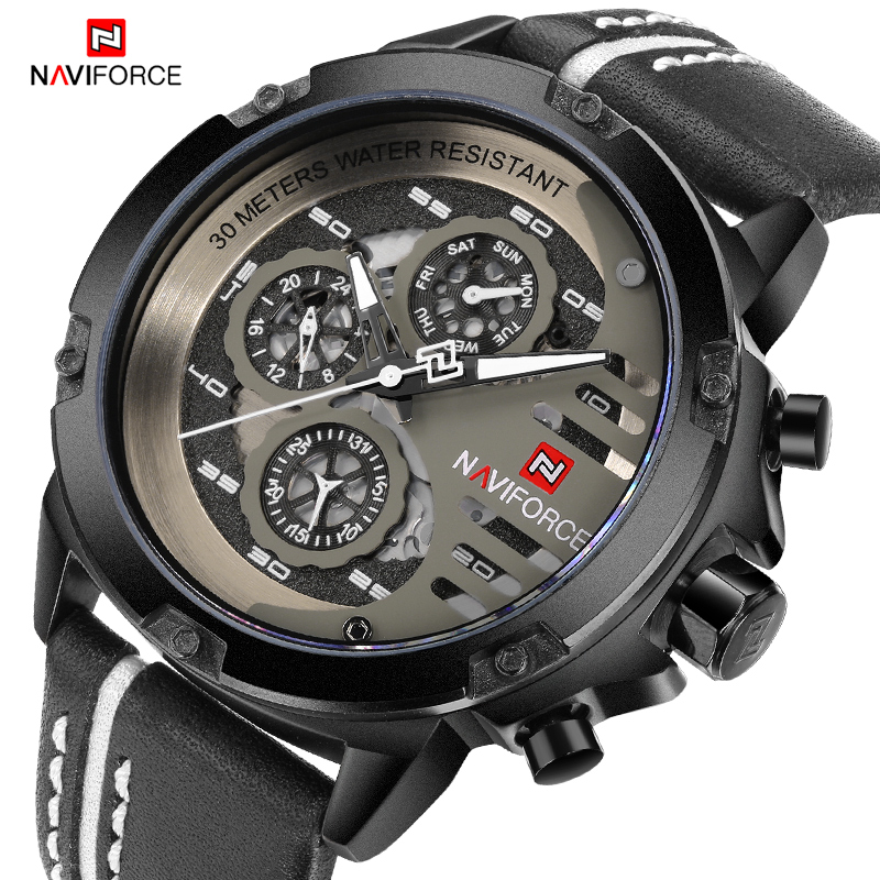 NAVIFORCE New Men's Sports Mil - Smartwatch Luxury Watches ulasan dan harga