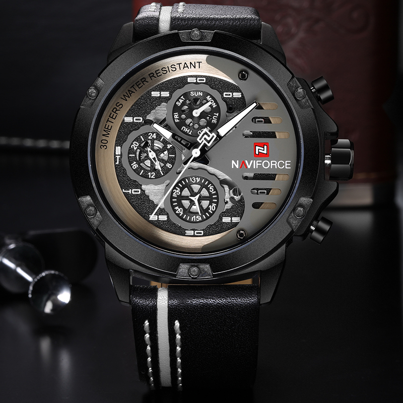 NAVIFORCE New Men's Sports Mil - Smartwatch Luxury Watches ulasan dan harga