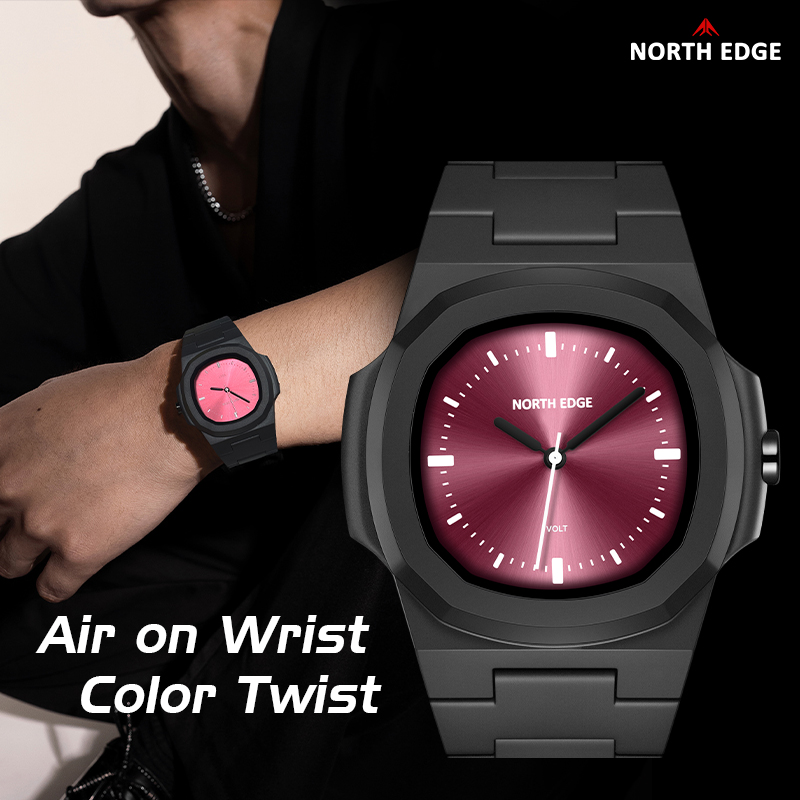 NORTH EDGE Watch for Man New V - Waterproof Diving Watch ulasan dan harga