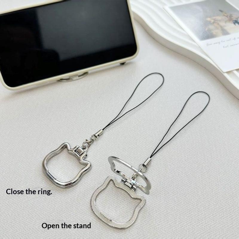 Cute Cat‑Shaped Alloy Phone La - Watch S ulasan dan harga