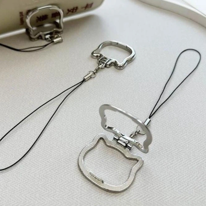 Cute Cat‑Shaped Alloy Phone La - Watch S ulasan dan harga