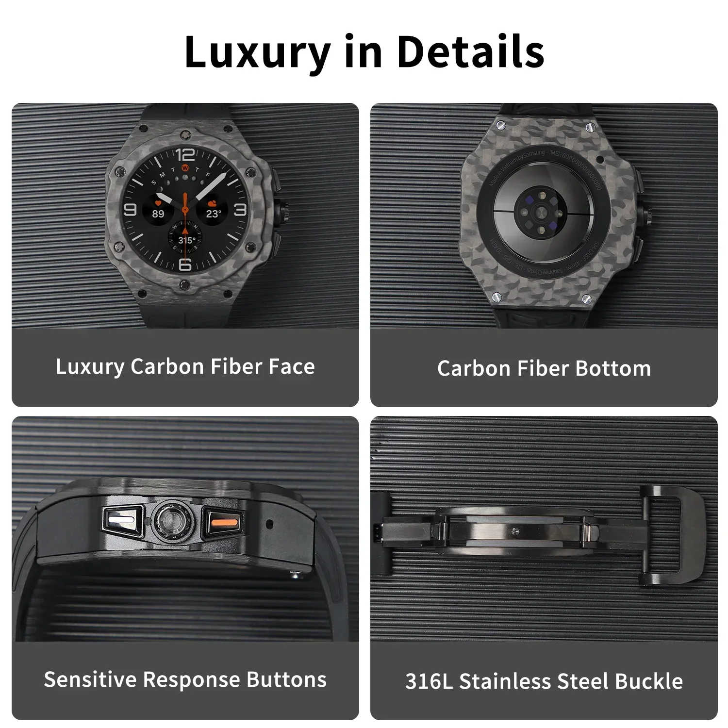 Luxury Modification Kit for Sa - Smartwatch Luxury Watches ulasan dan harga
