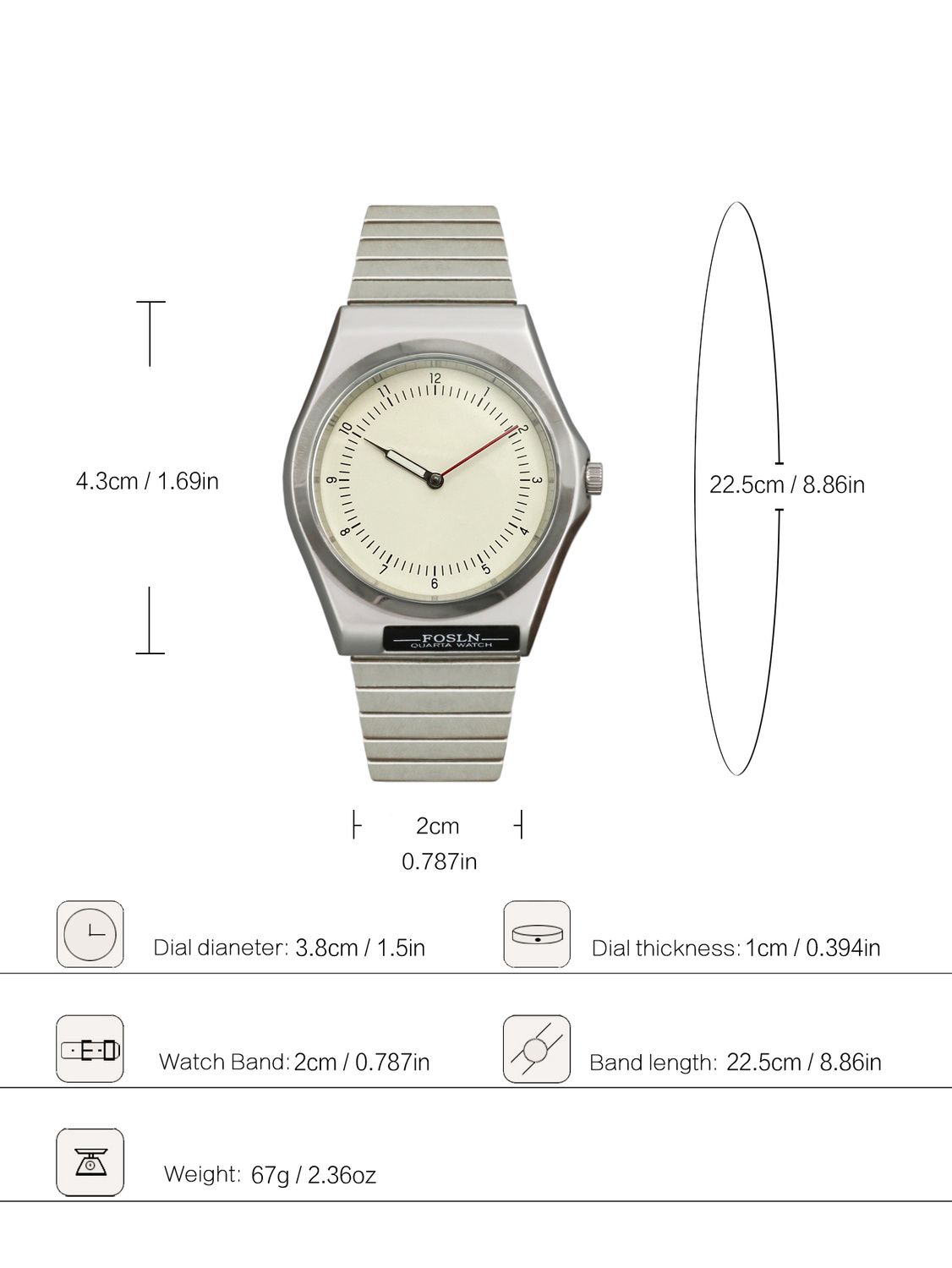 Minimalist, personalized, crea - Analog Quartz Watch ulasan dan harga