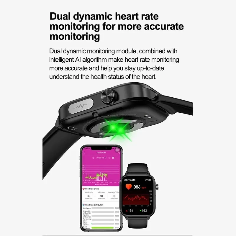 2025 New ECG+PPG Monitoring Sm - Smartwatch Health Watches ulasan dan harga