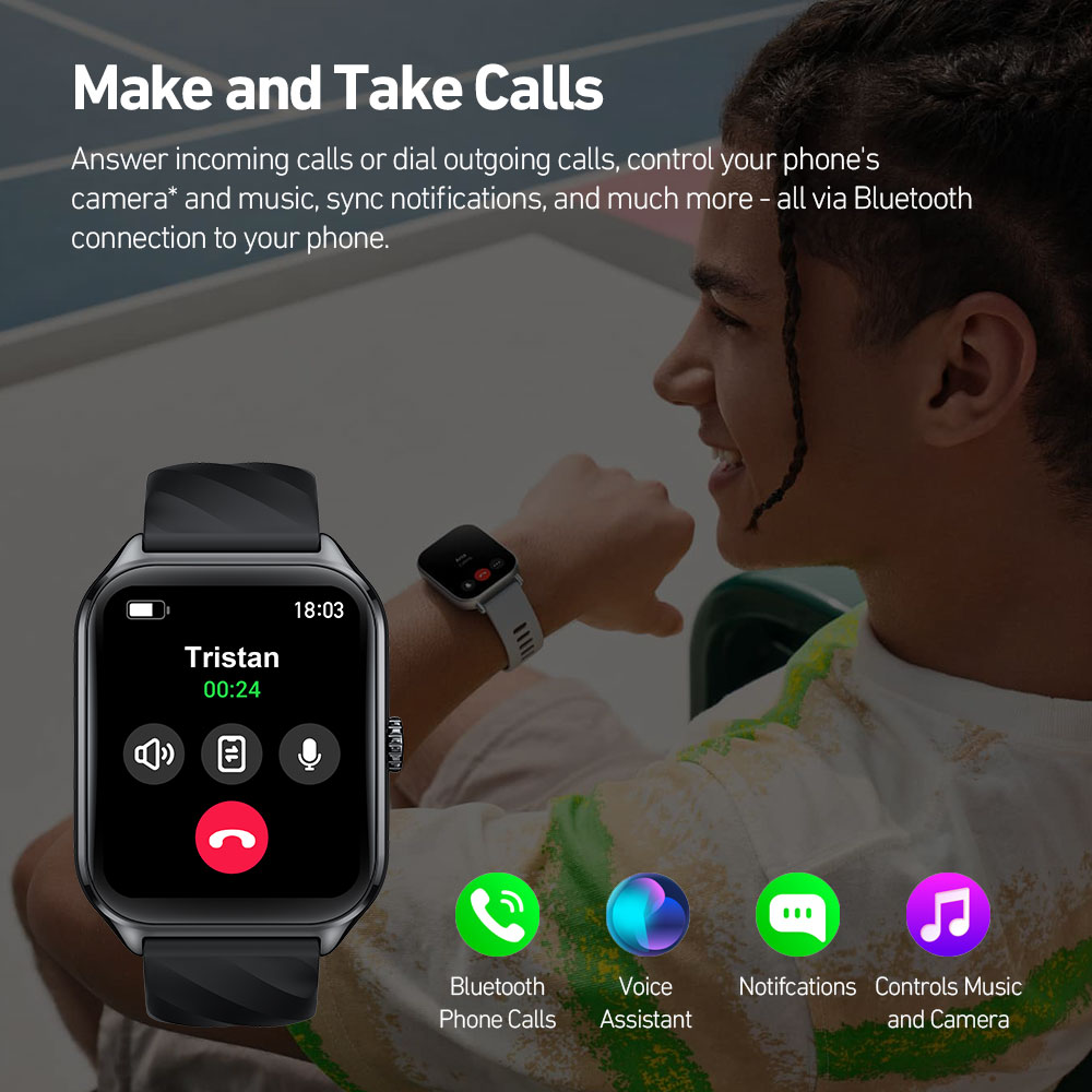 New Zeblaze GTS 4 Voice Callin - Smartwatch Health Watches ulasan dan harga