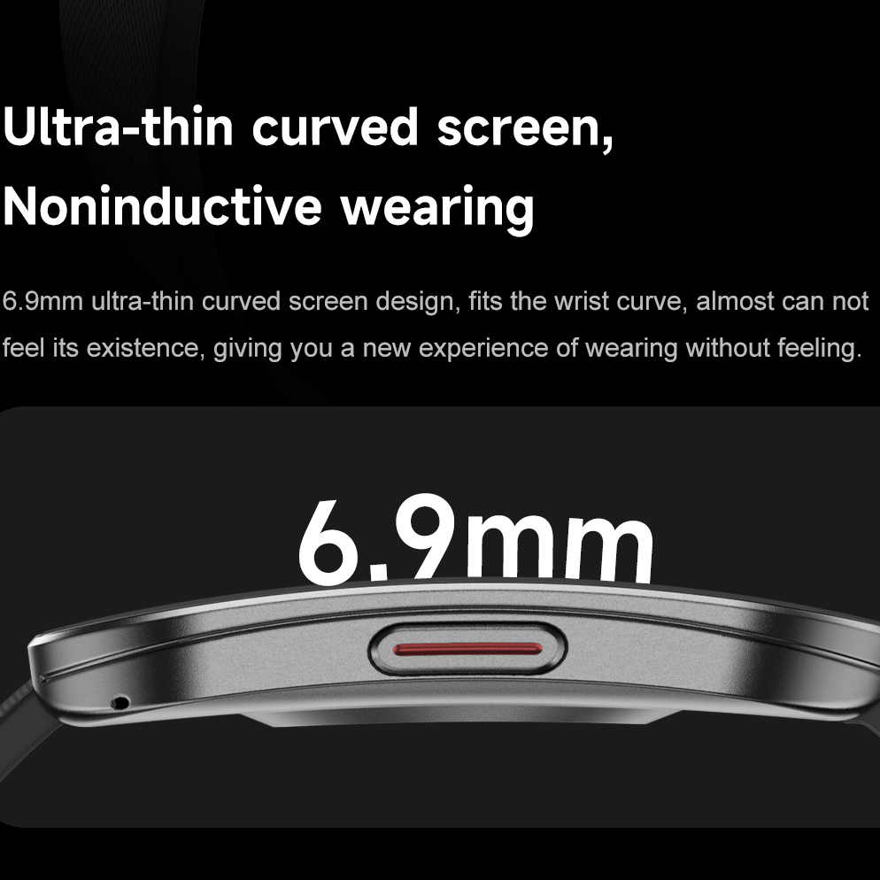 Amoled Ultra-thin Curved Water - Smartwatch Health Watches ulasan dan harga