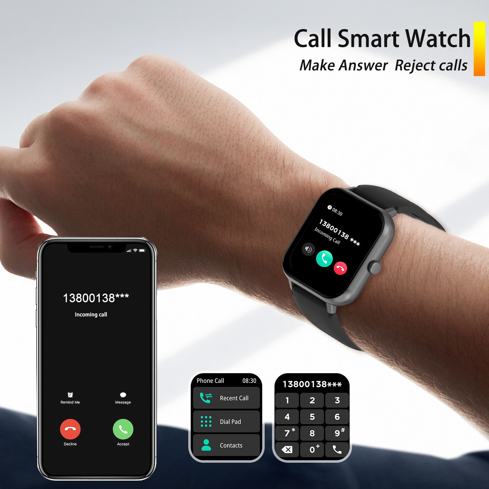 1.44inch Smart watch, wireless - Smartwatch Iphone Watches For Women ulasan dan harga