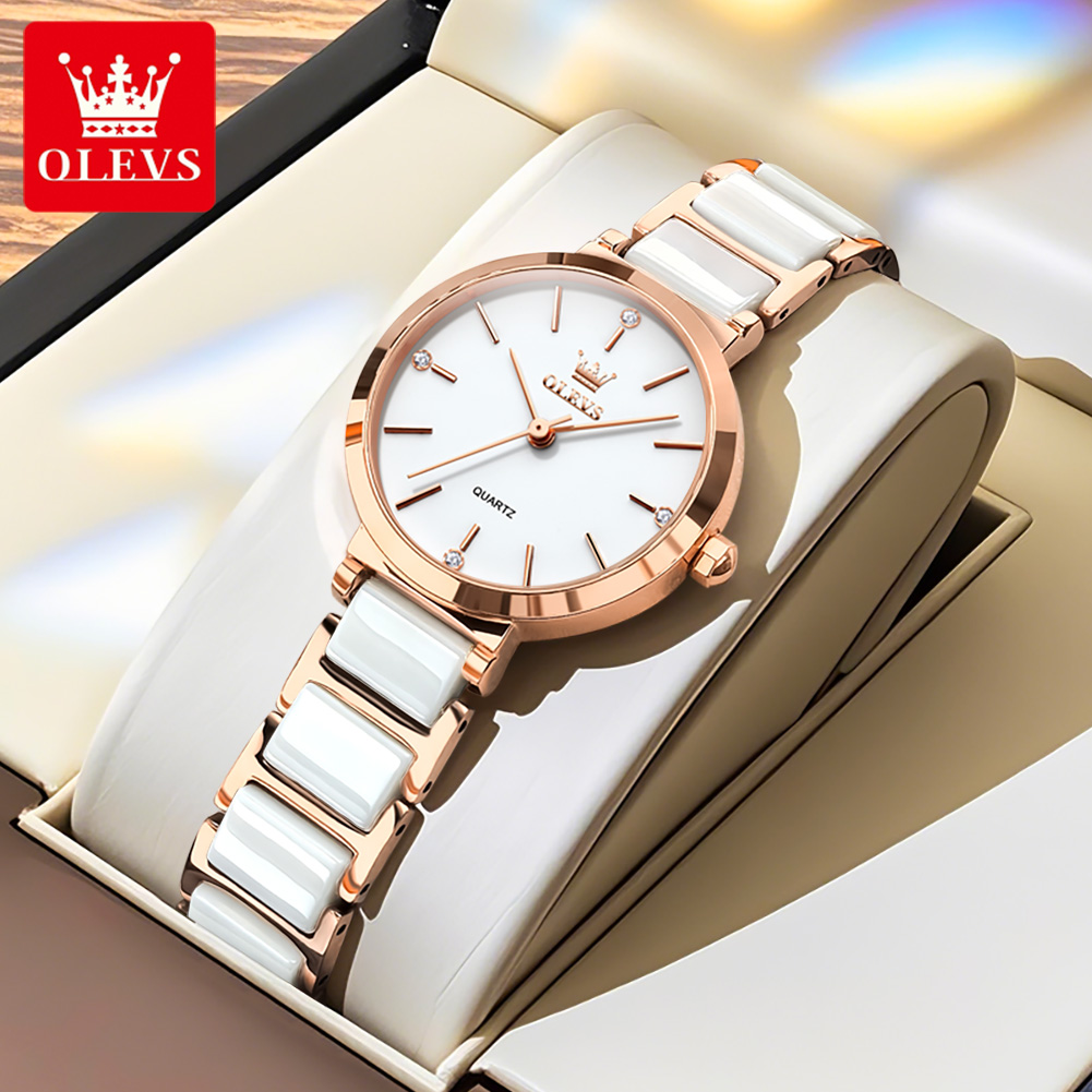 OLEVS Women Watch 5877 Luxury  - Analog Quartz Watch ulasan dan harga