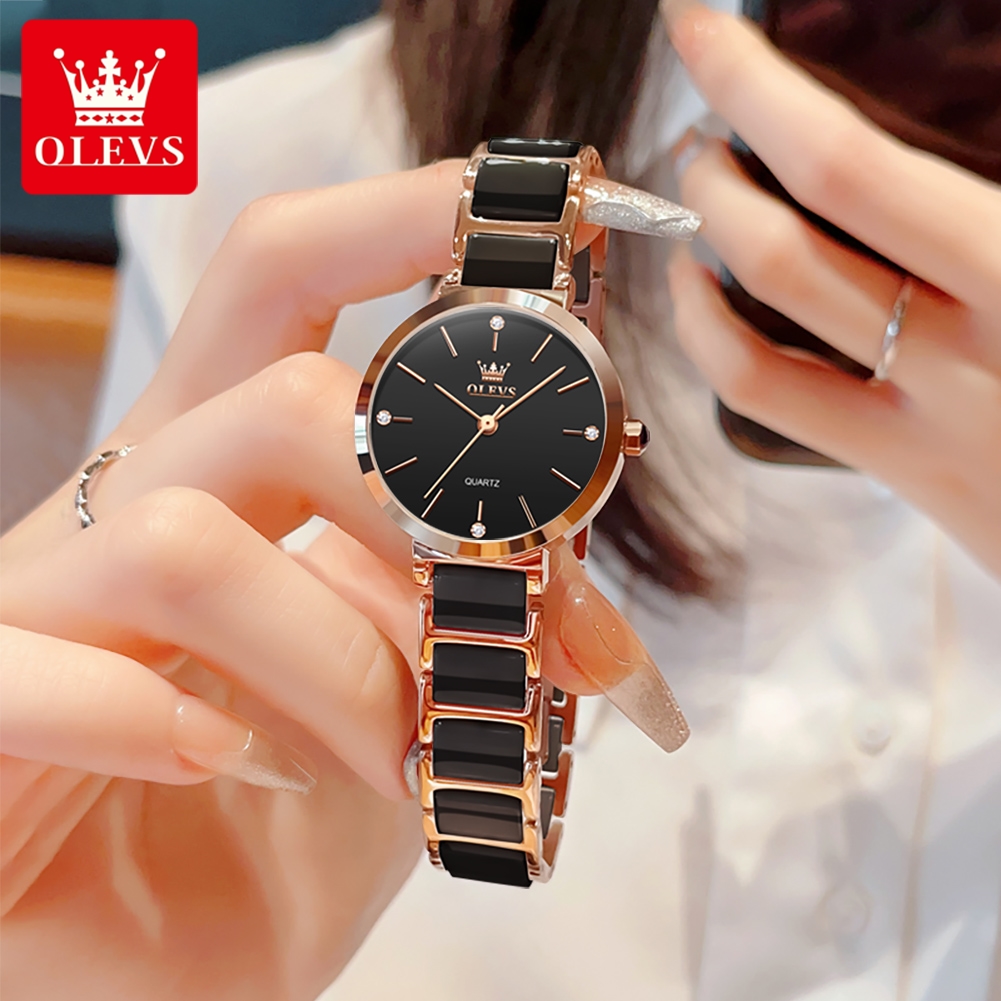 OLEVS Women Watch 5877 Luxury  - Analog Quartz Watch ulasan dan harga
