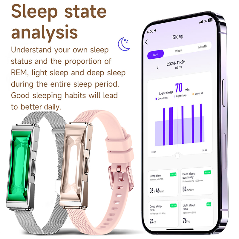 New Women Smart Bracelet Heart - Smartwatch Ladies Watches For Women ulasan dan harga