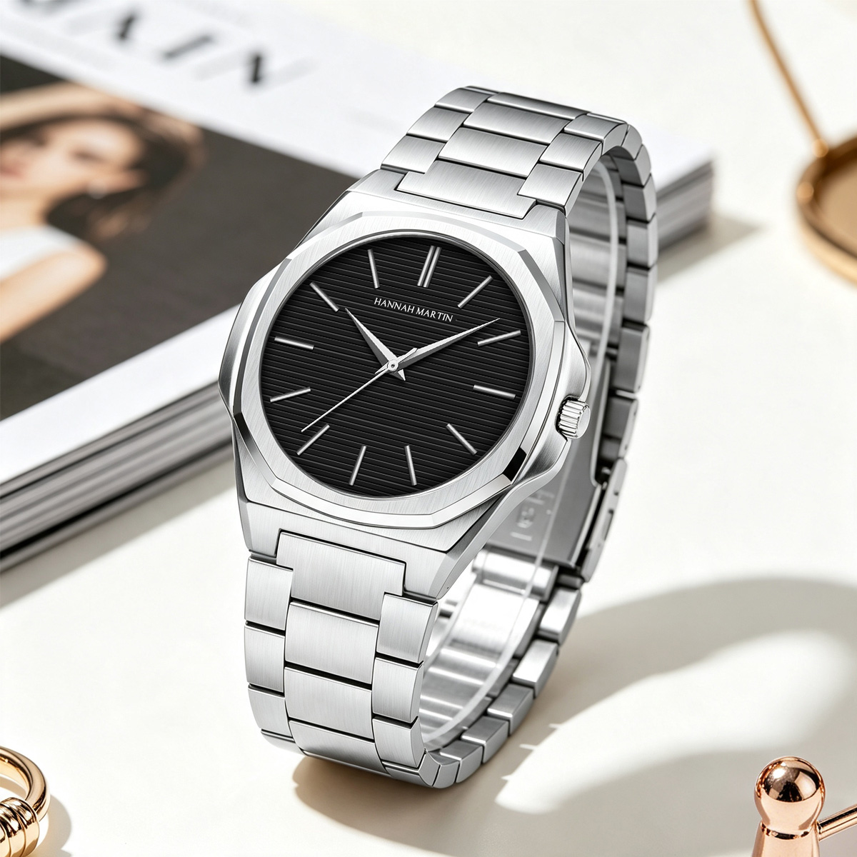 Women Gift Watch 40mm Dial Lig - Analog Quartz Watch ulasan dan harga