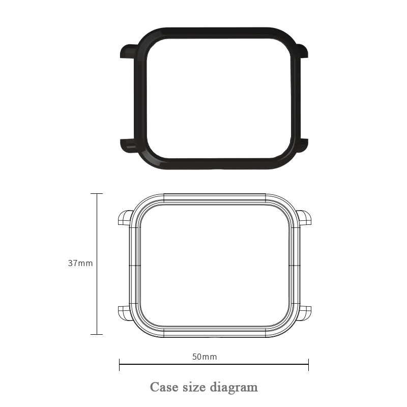 Case Cover for Amazfit Bip Ban - Smartwatch English ulasan dan harga
