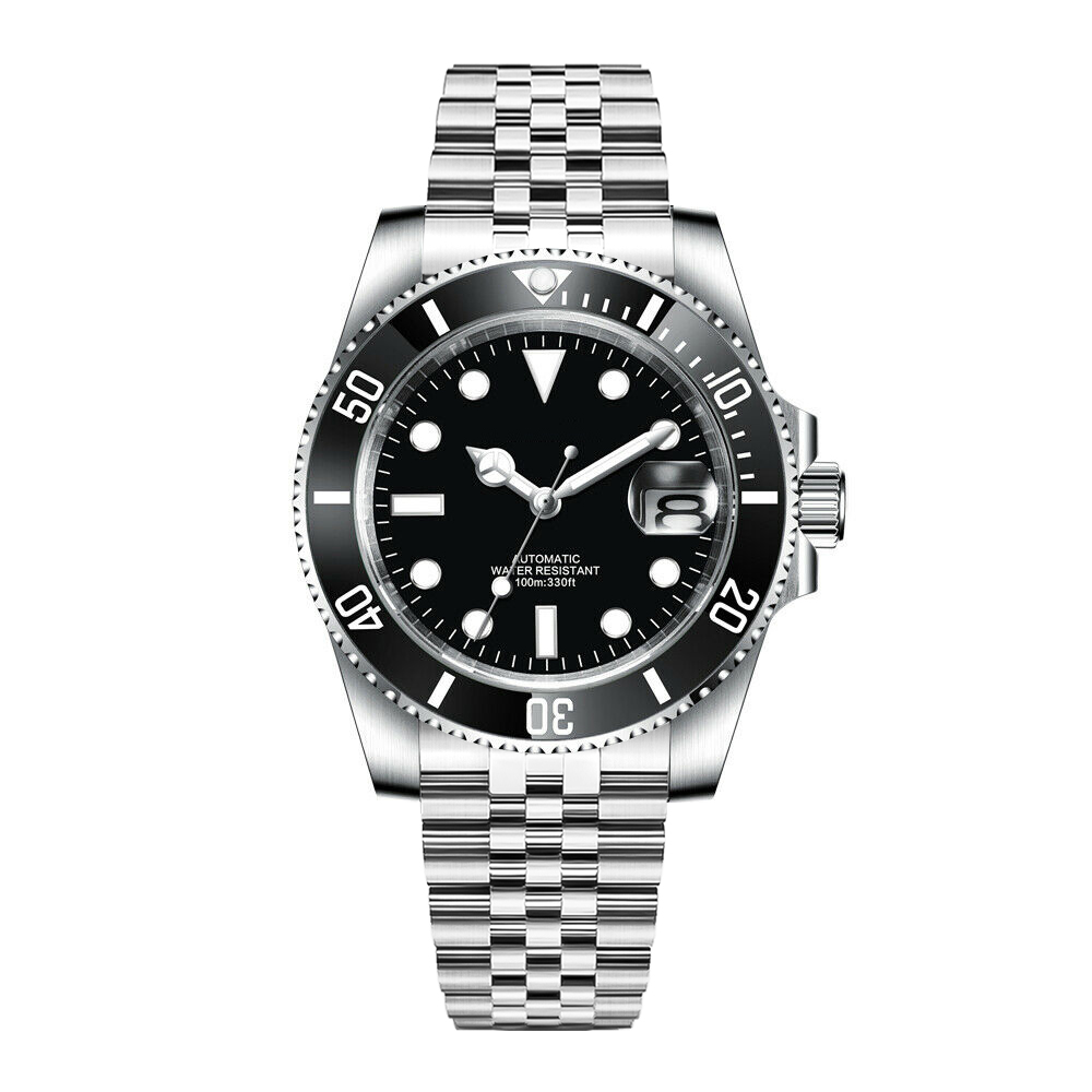 DIY Logo 40MM Dive Watch NH35  - Waterproof Diving Watch ulasan dan harga