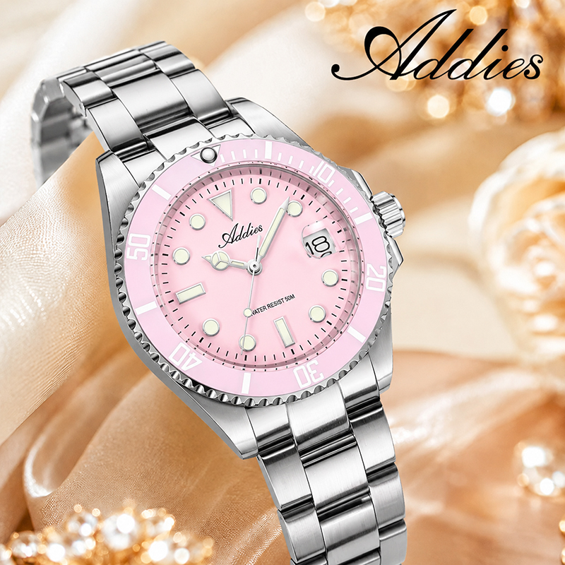 ADDIES 36mm 50m Waterproof Wom - Watches Original ulasan dan harga