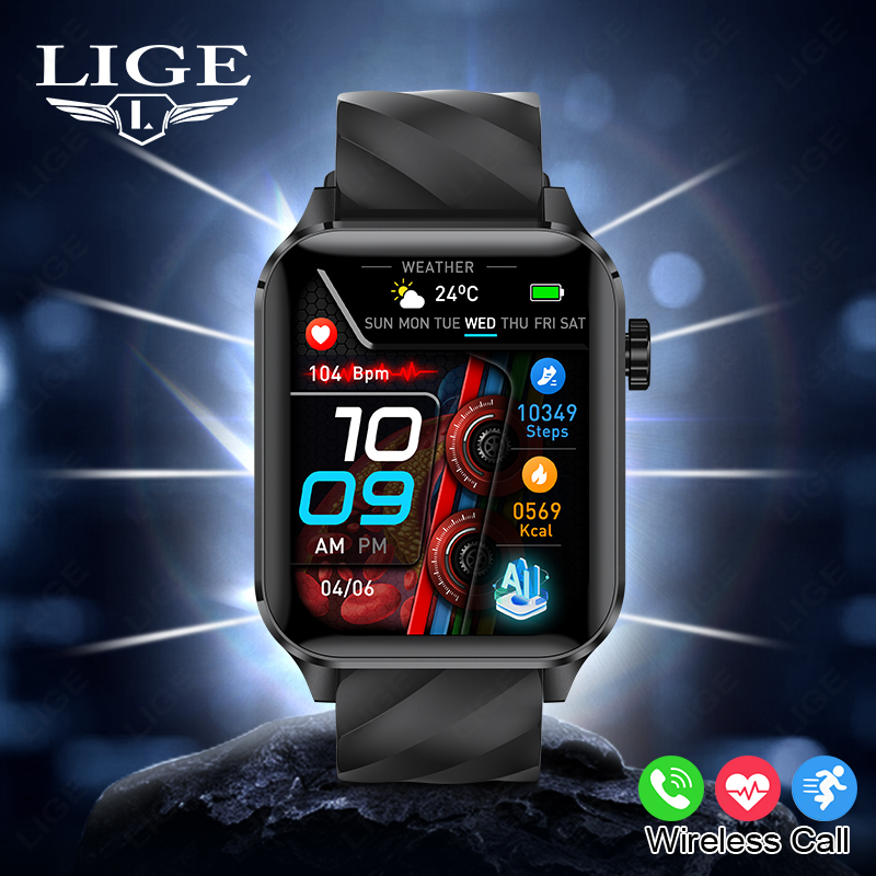 LIGE New Bluetooth Call Smart  - Smartwatch Iphone Watches For Women ulasan dan harga