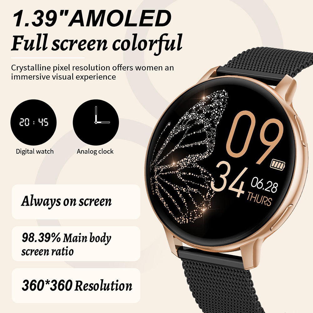 LIGE Fashion Smart Watch Women - Smartwatch Ladies Watches For Women ulasan dan harga