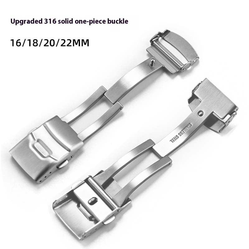 16mm 18mm 20mm 22mm Watch Clas - Replacement Watch Bracelet ulasan dan harga