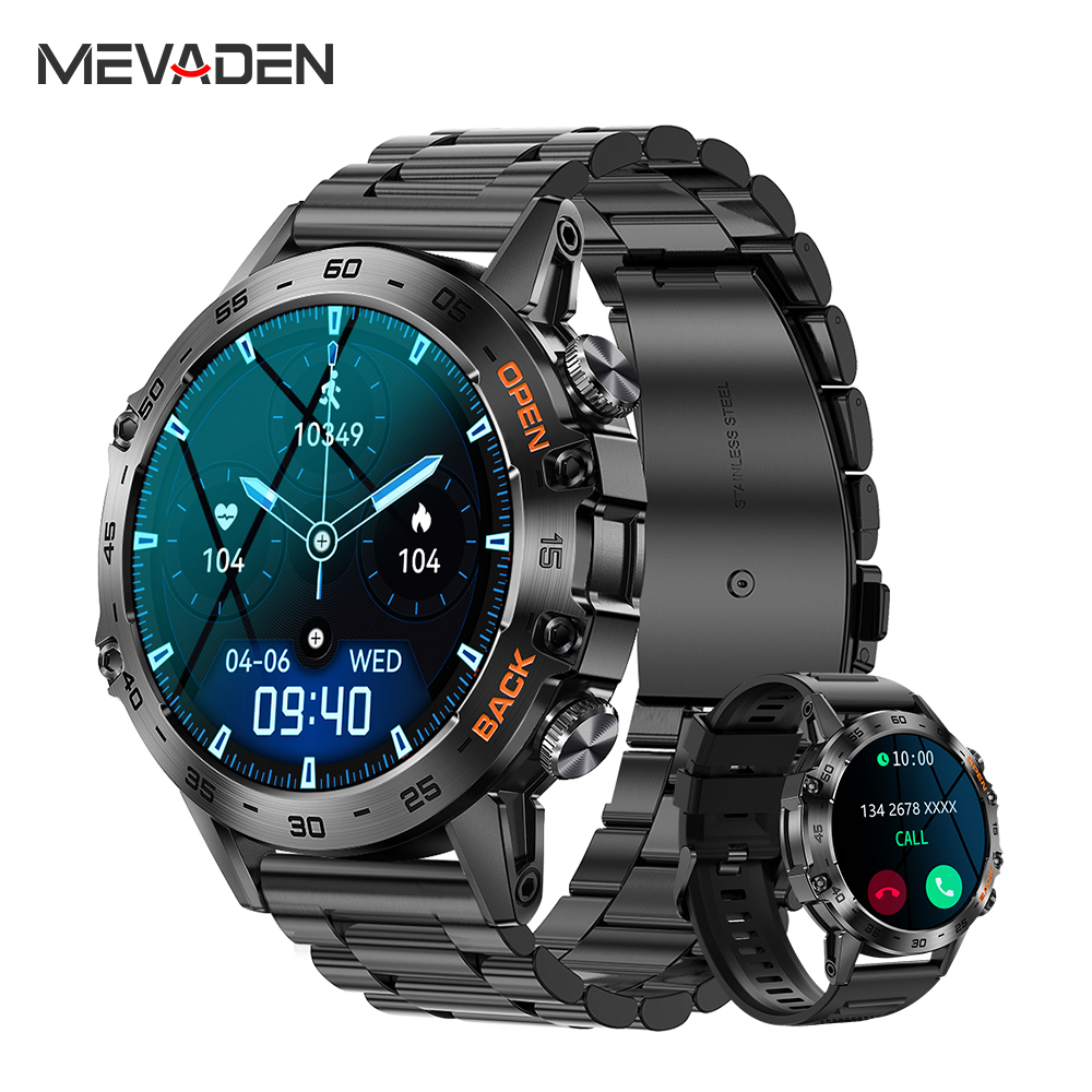 MEVADEN Steel 1.39 inch Men Lu - Smartwatch Health Watches For Men ulasan dan harga