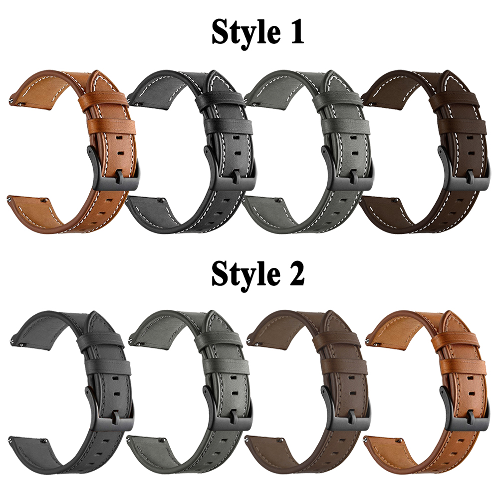 22mm Leather Strap For Garmin  - Smartwatch English ulasan dan harga