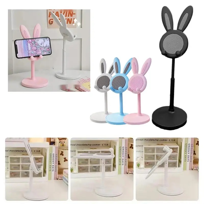 1/2/3/4Pcs Cute Rabbit Desktop - Watch S ulasan dan harga