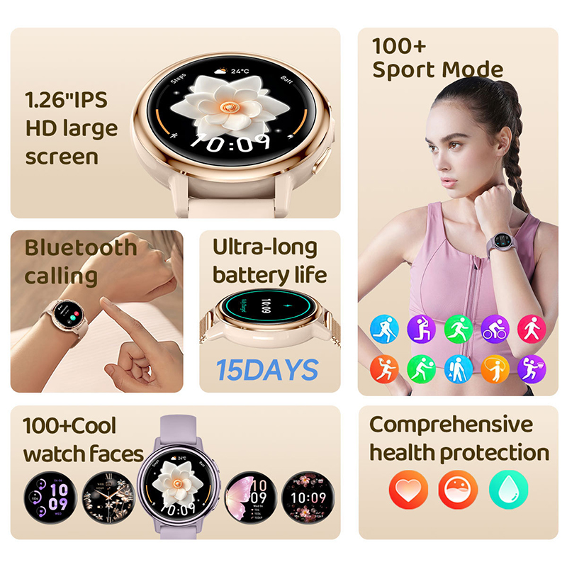 AK88 Luxury Ladies Smart Watch - Smartwatch Ladies Watches For Women ulasan dan harga