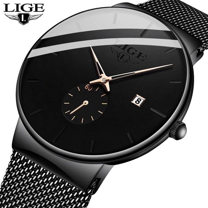 LIGE Fashion Mens Watches Top  - Smartwatch Watches For Men Brands ulasan dan harga