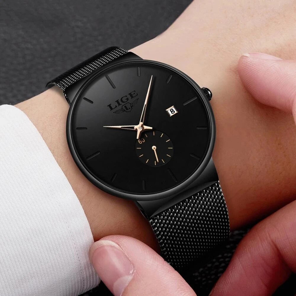 LIGE Fashion Mens Watches Top  - Smartwatch Watches For Men Brands ulasan dan harga