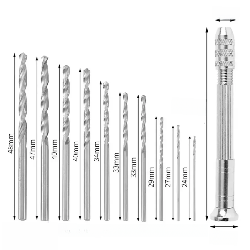 0.8-3.0mm Mini Hand Drill Wood - Watch S ulasan dan harga