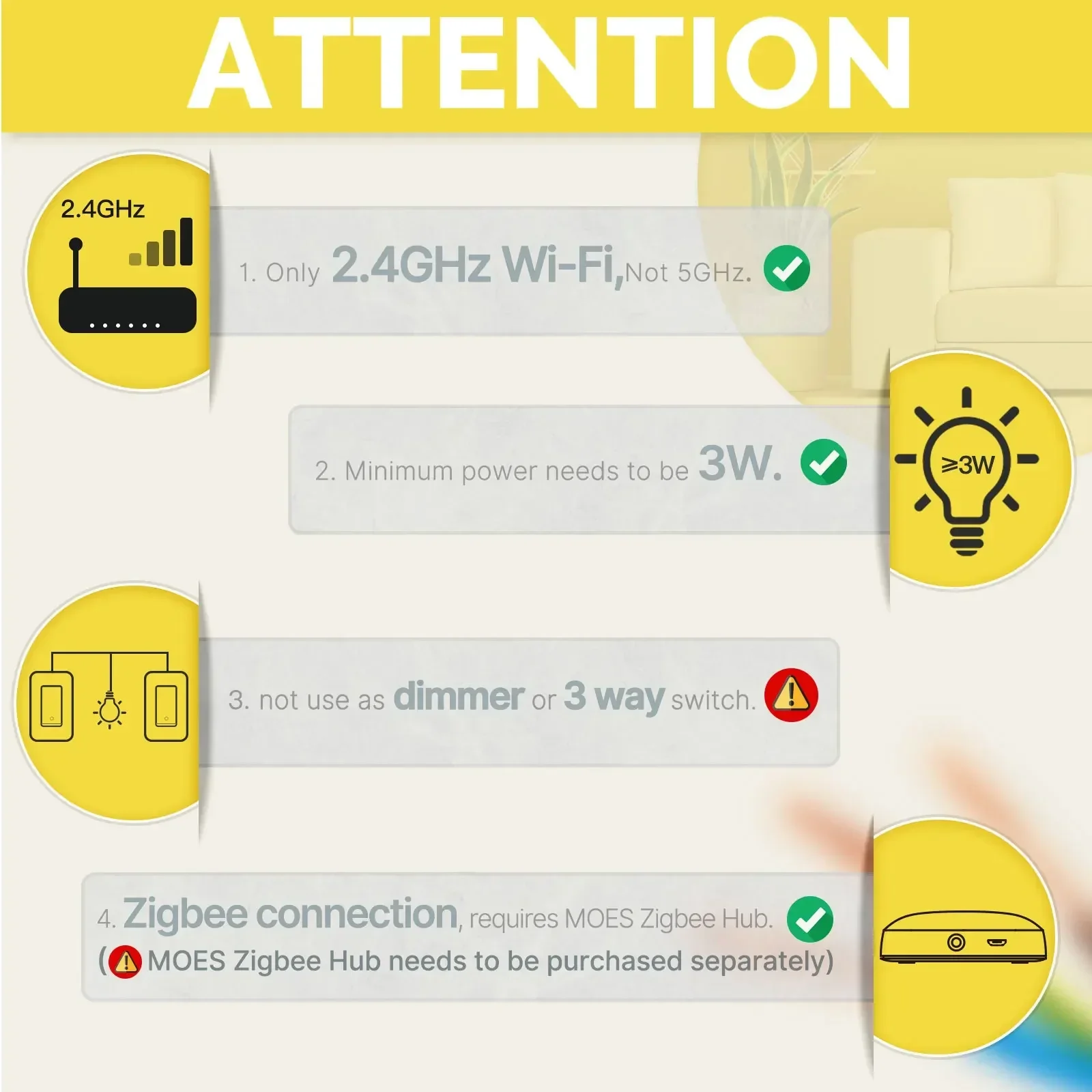 MOES Tuya ZigBee US Smart Ligh - Analog Quartz Watch ulasan dan harga