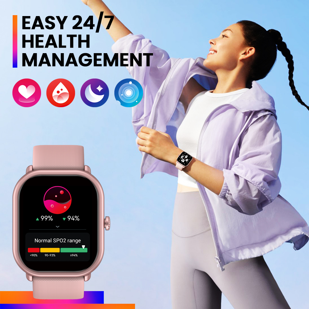 New Zeblaze GTS 3 Pro Voice Ca - Smartwatch Health Watches For Men ulasan dan harga