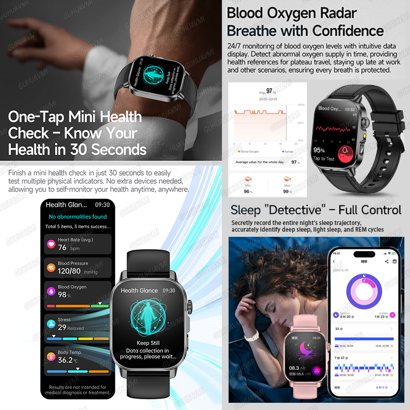 2026 New Health Smart Watch Pr - Smartwatch Health Watches For Men ulasan dan harga