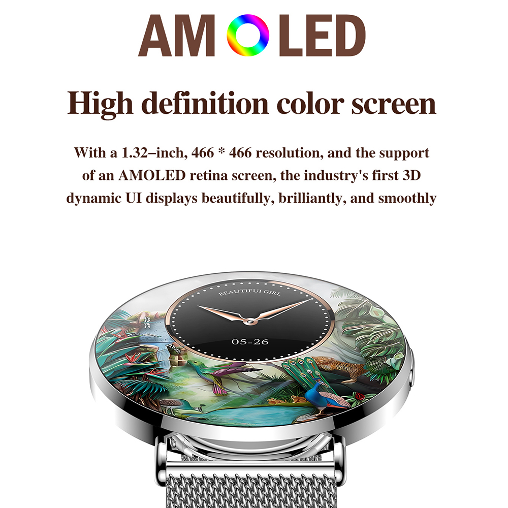 KM88 Women Smartwatch Fashion  - Smartwatch Ladies Watches For Women ulasan dan harga