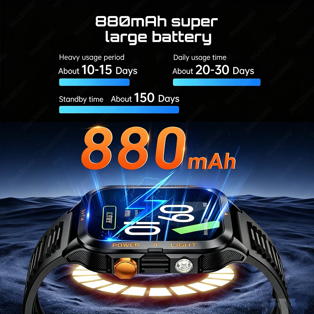 Military Grade SmartWatch Men  - Smartwatch Health Watches ulasan dan harga