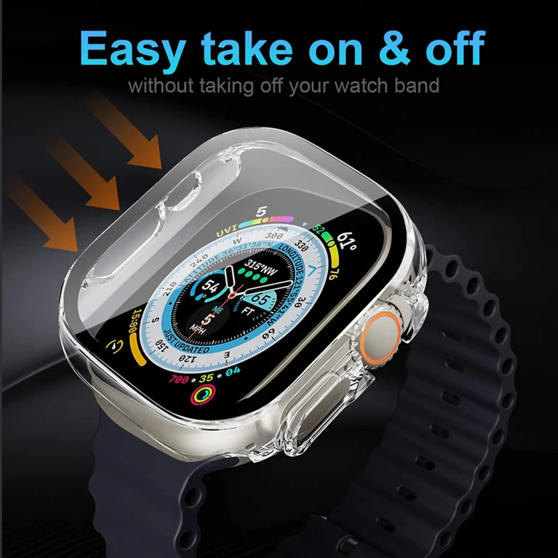 Glass+case For Apple Watch Ult - Smartwatch Luxury Watches ulasan dan harga