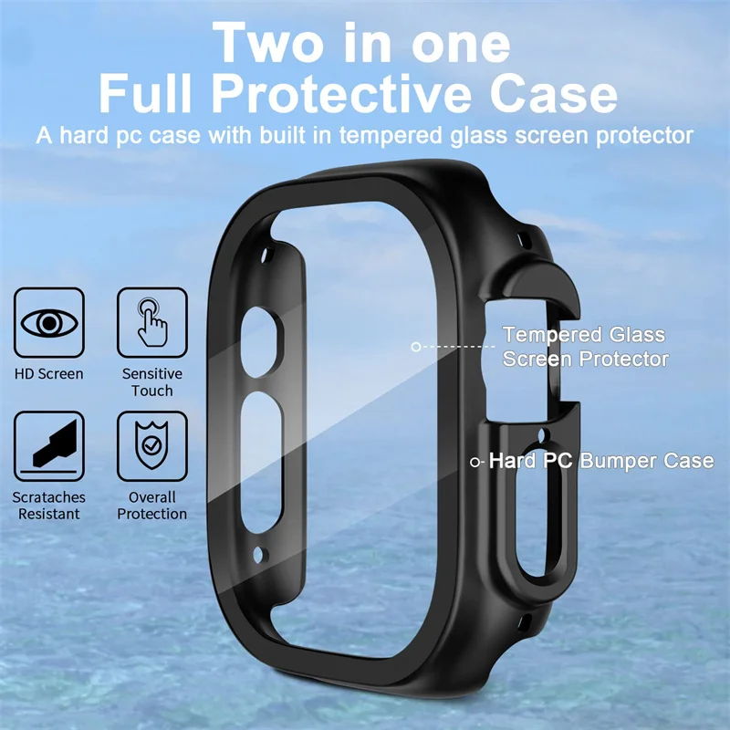 Glass+case For Apple Watch Ult - Smartwatch Luxury Watches ulasan dan harga