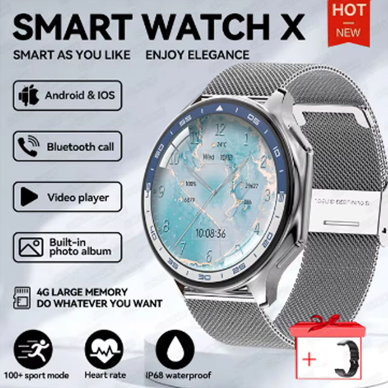 1.43 inch Big Screen Men Women - Smartwatch Iphone Watches For Women ulasan dan harga