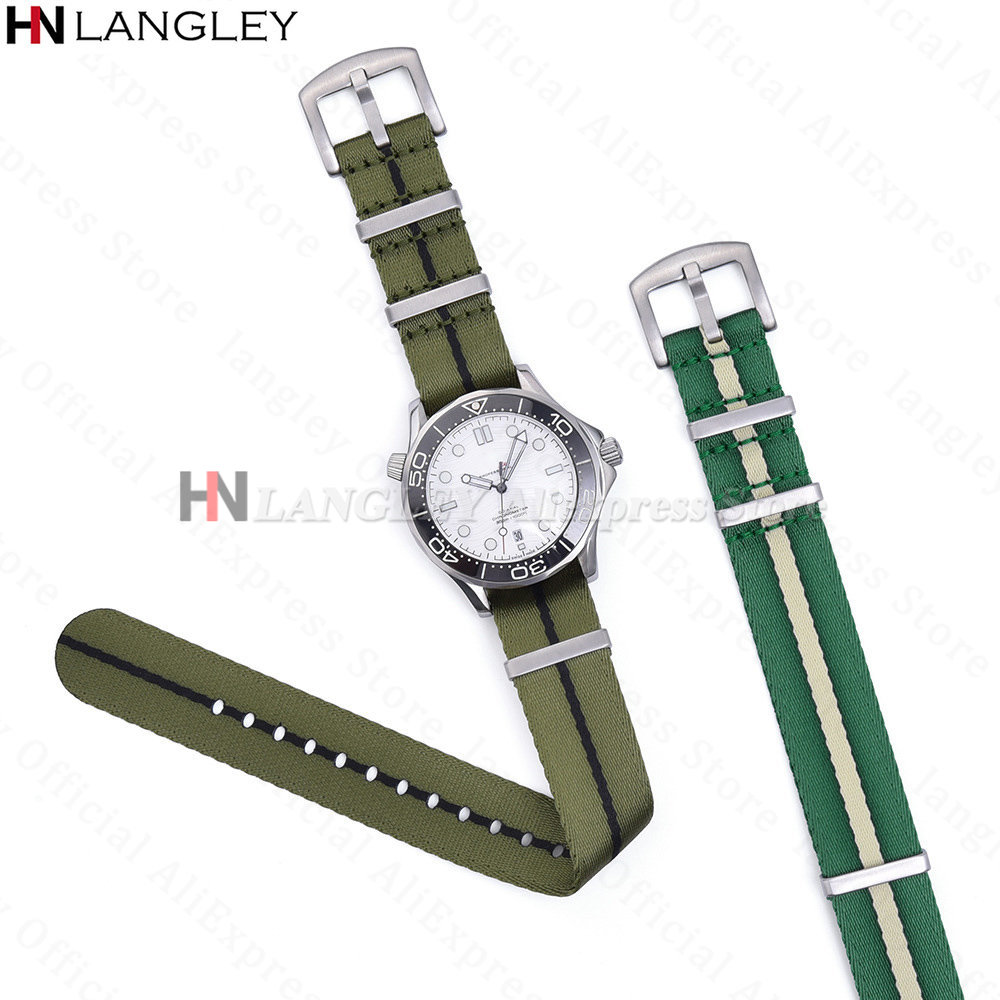 Nylon Strap 18mm 20mm 22mm for - Omega Watch Seamaster ulasan dan harga